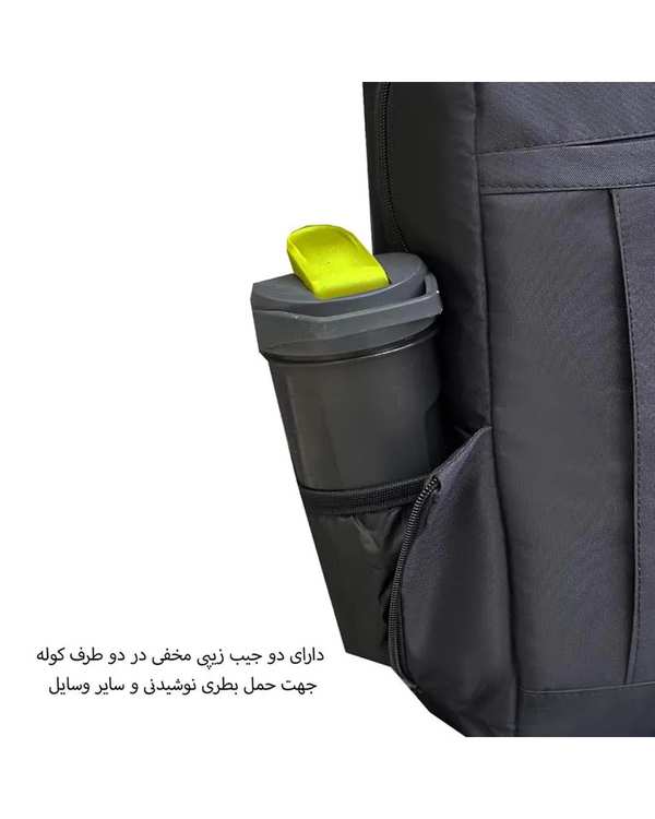 کوله پشتی لپ تاپ مشکی فوروارد Forward مدل FCLT65016 BEST DESIGN - تصویر 3