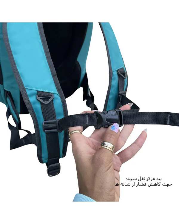 کوله پشتی لپ تاپ مشکی فوروارد Forward مدل FCLT7705 - تصویر 4