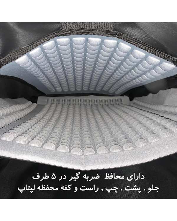کوله پشتی لپ تاپ مشکی فوروارد Forward مدل FCLT7705 - تصویر 10