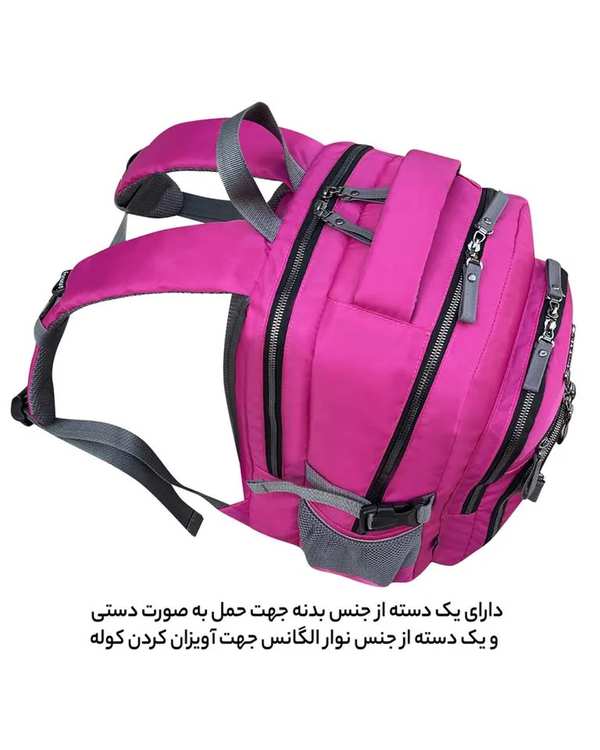 کوله پشتی لپ تاپ مشکی فوروارد Forward مدل FCLT6007 - تصویر 4