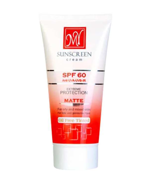 کرم ضد آفتاب رنگی SPF60 فاقد چربی مای My