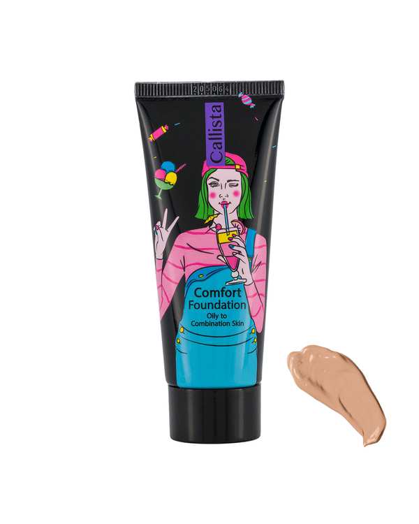 کرم پودر تیوپی کالیستا Callista مدل Comfort شماره L03 حجم 35ml