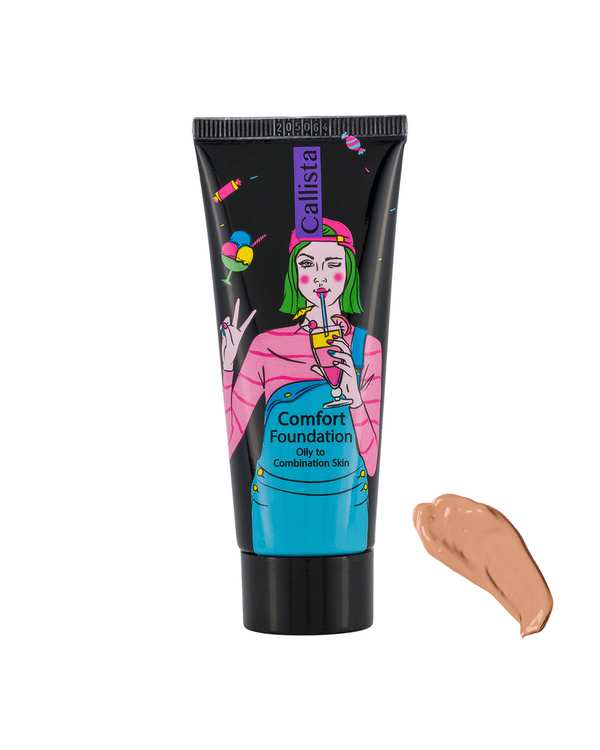 کرم پودر تیوپی کالیستا Callista مدل Comfort شماره L04 حجم 35ml