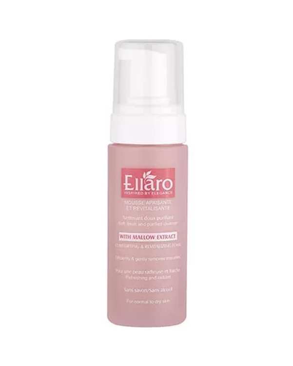 ‫فوم شستشوی صورت کامفورتینگ الارو Ellaro مناسب پوست نرمال تا خشک حجم 150ml