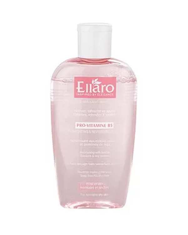 ‫تونر پاک کننده صورت و آرایش کامفورتینگ الارو Ellaro مناسب پوست های نرمال تا خشک 200ml
