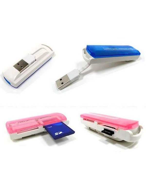 کارت خوان چند کاره سایوتیم مدل SY-681 با رابط USB 2.0-رنگ سفید