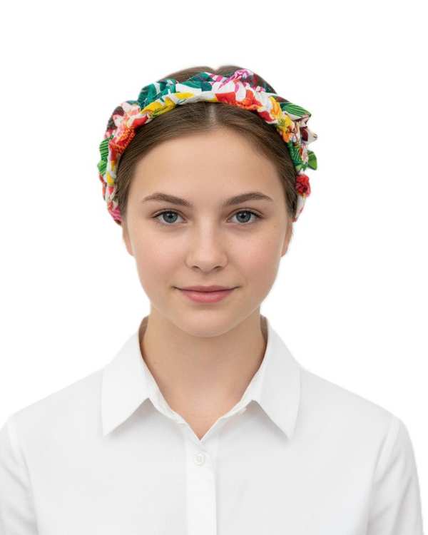 تل مو زنانه سفید تارتن Tartan طرح پلیسه کد 11770376
