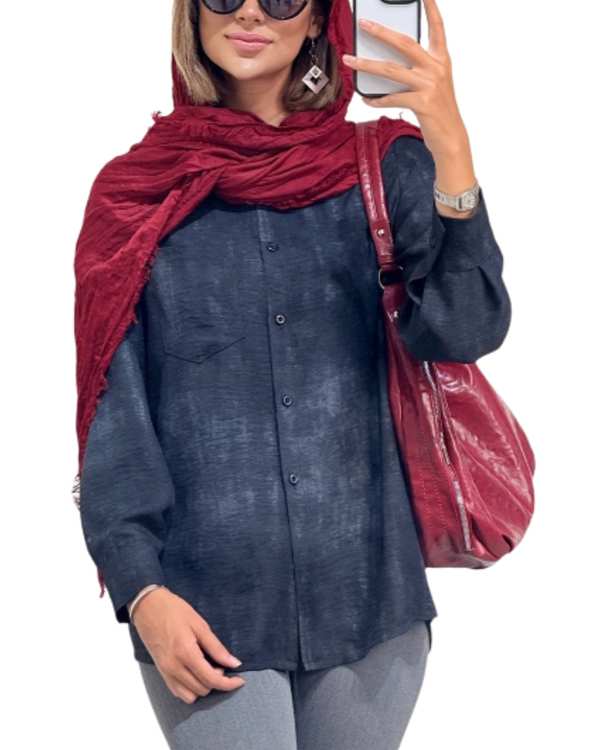 شومیز زنانه مشکی کد 19194