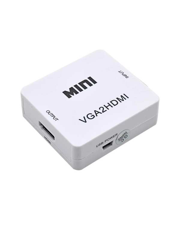 مبدل VGA به HDMI سفید مدل Mini