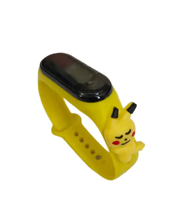 ساعت مچی دیجیتال بچگانه زرد دلربا Delroba طرح پکمن کد BZM100