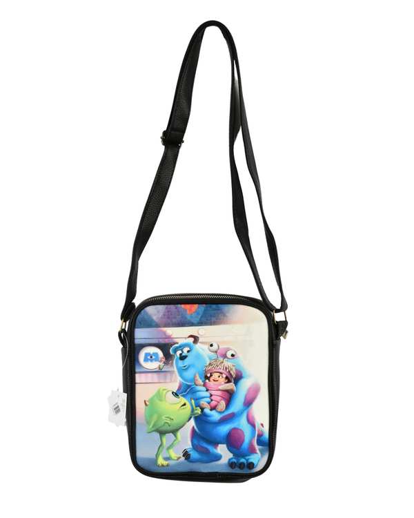 کیف دوشی مشکی وندی Vandy مدل کارخانه هیولاها کد 1035m17