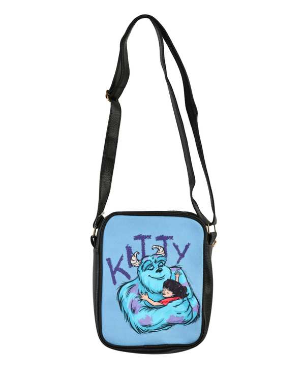 کیف دوشی مشکی وندی Vandy مدل کارخانه هیولاها کد 1035m70