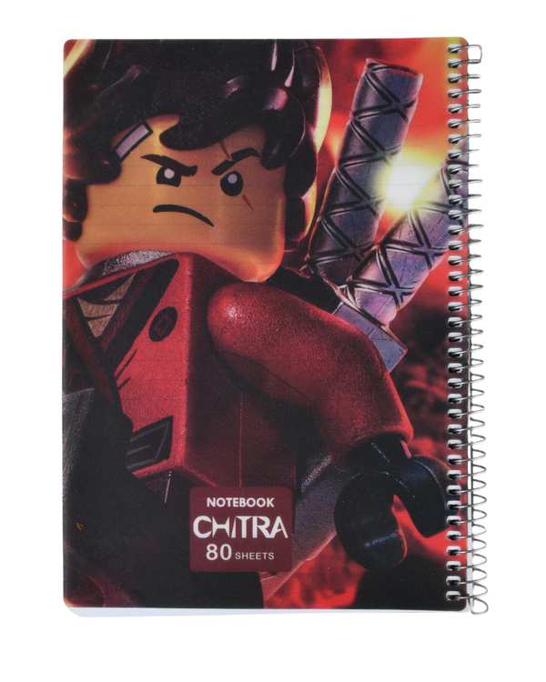 دفتر مشق سیمی 80 برگ چیترا Chitra طرح لگو مدل 059