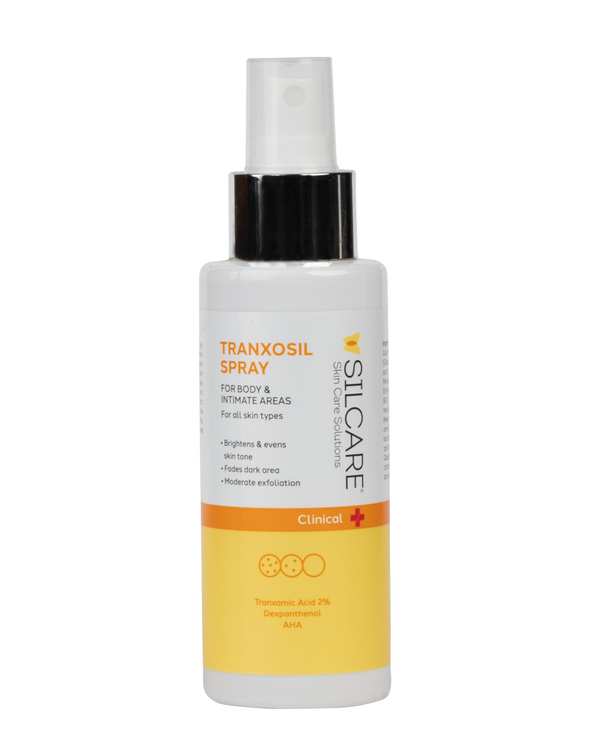 اسپری روشن کننده بدن و نواحی حساس سیلکر Silcare مدل ترانزوسیل حجم 120ml