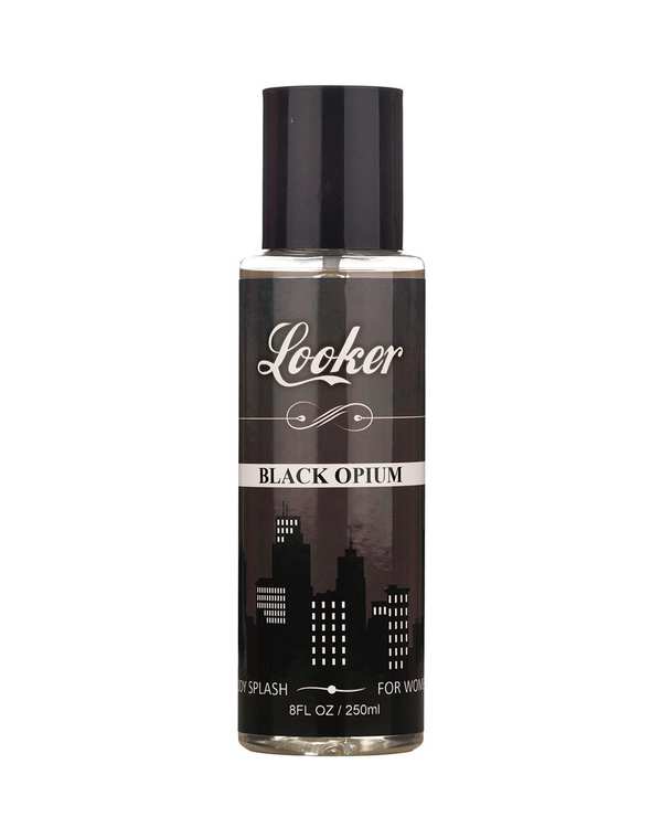 بادی اسپلش زنانه لوکر Looker مدل Black Opium حجم 250ml