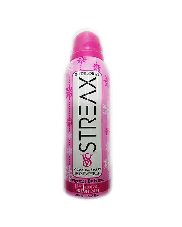 اسپری زنانه استریکس Streax ویکتوریا سکرت BOMBSHELL حجم 200ml