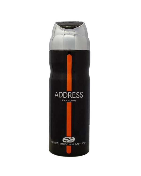 اسپری دئودرانت مردانه عماد آرا Emadara مدل ADDRESS حجم 200ml