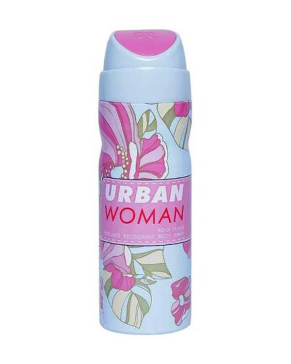 اسپری بدن زنانه عماد آرا Emadara مدل Urban حجم 200ml