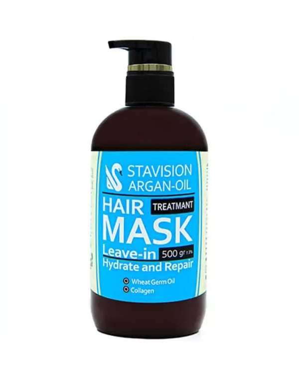 ماسک مو آبرسان بدون آبکشی استاویژن Estavision حاوی روغن آرگان 500ml