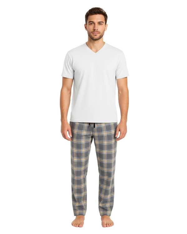 ست تی شرت و شلوار راحتی مردانه سفید پاتر Potter کد 148