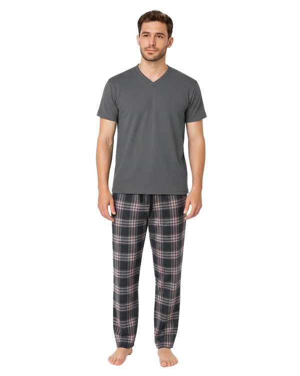 ست تی شرت و شلوار راحتی مردانه خاکستری پاتر Potter کد 148