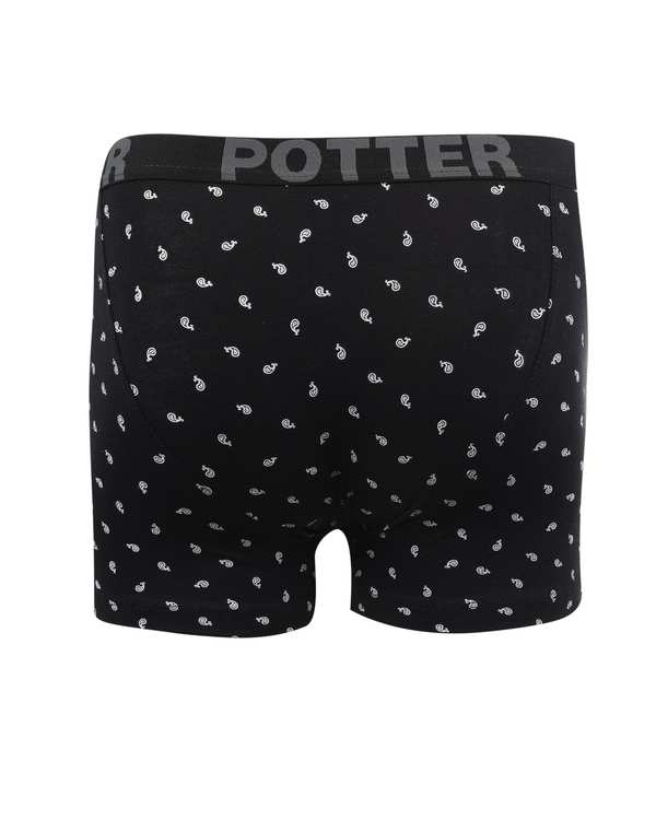 شورت پادار مردانه کش پهن مشکی پاتر Potter کد 166 - تصویر 3