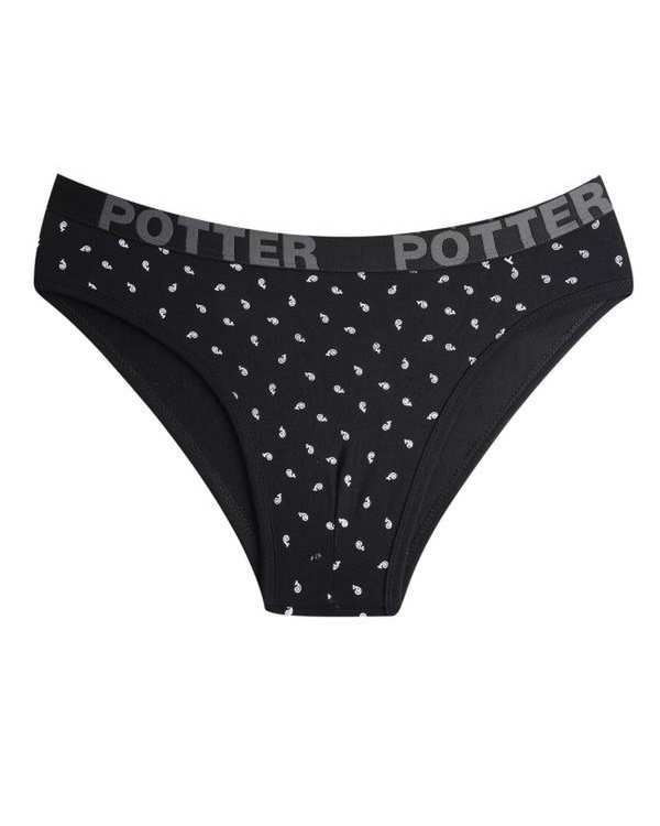 شورت اسلیپ مردانه کش پهن مشکی پاتر Potter کد 167