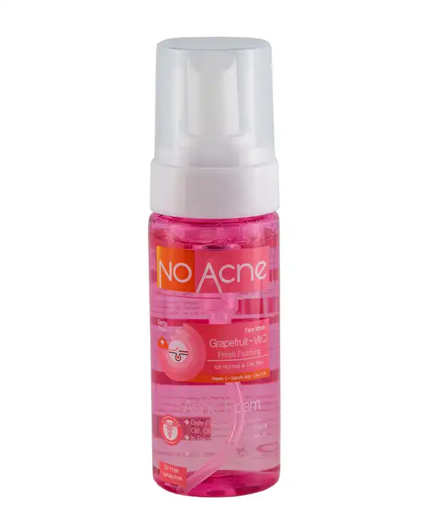 فوم شستشوی صورت نو آکنه No Acne حاوی ویتامین C و گریب فروت