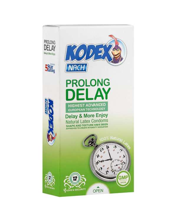 کاندوم تاخیری طولانی کدکس Kodex مدل PROLONG DELAY