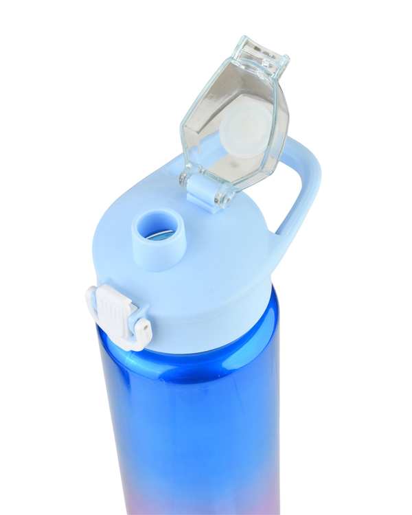 قمقمه ورزشی صورتی آبی کروم اورجینال Original گنجایش 1000ml - تصویر 4