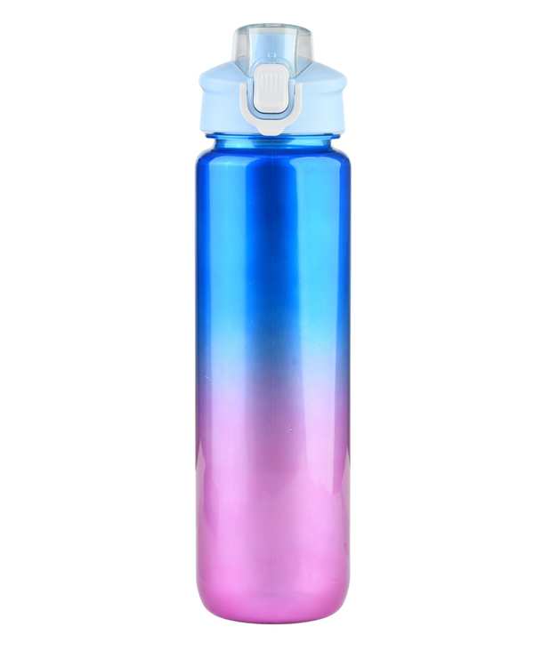 قمقمه ورزشی صورتی آبی کروم اورجینال Original گنجایش 1000ml - تصویر 5