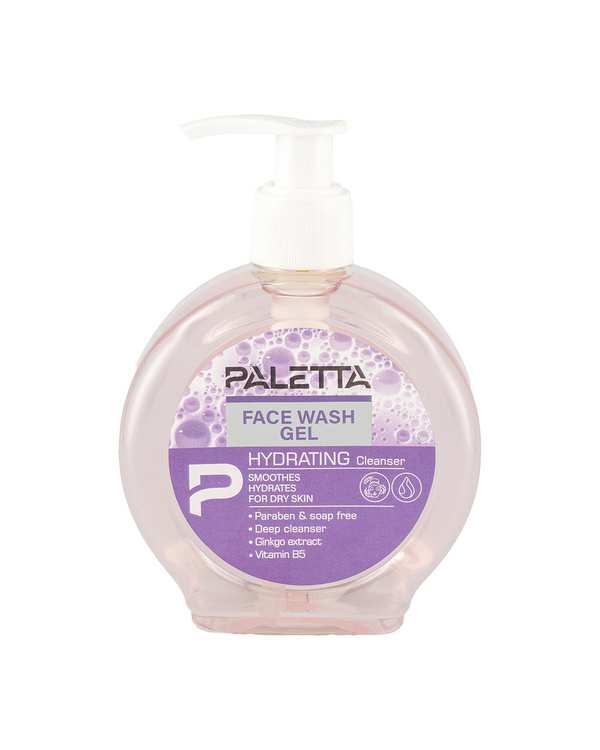 ژل شستشوی صورت پالتا Paletta حاوی عصاره جینکو مناسب پوست خشک حجم 200ml