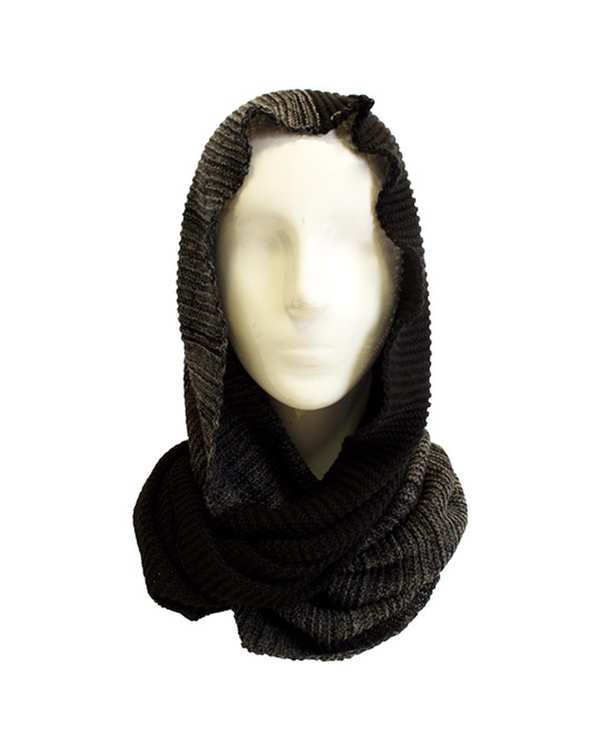 شال گردن بافت مشکی تارتن Tartan مدل رینگی کد 550000133