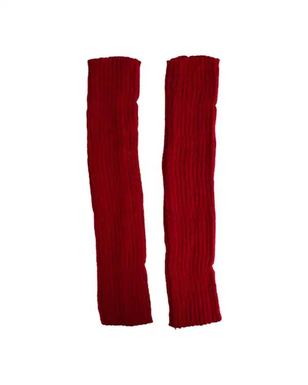 ساق پا بافت زرشکی تارتن Tartan مدل وارمر کد 800020103