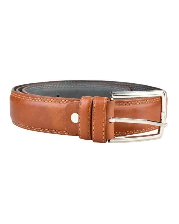 کمربند چرم مردانه عسلی بیسراک Bisrak کد B-801-N120-18