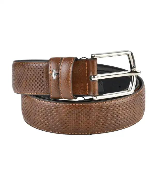 کمربند چرم مردانه قهوه ای بیسراک Bisrak کد MB-724-36