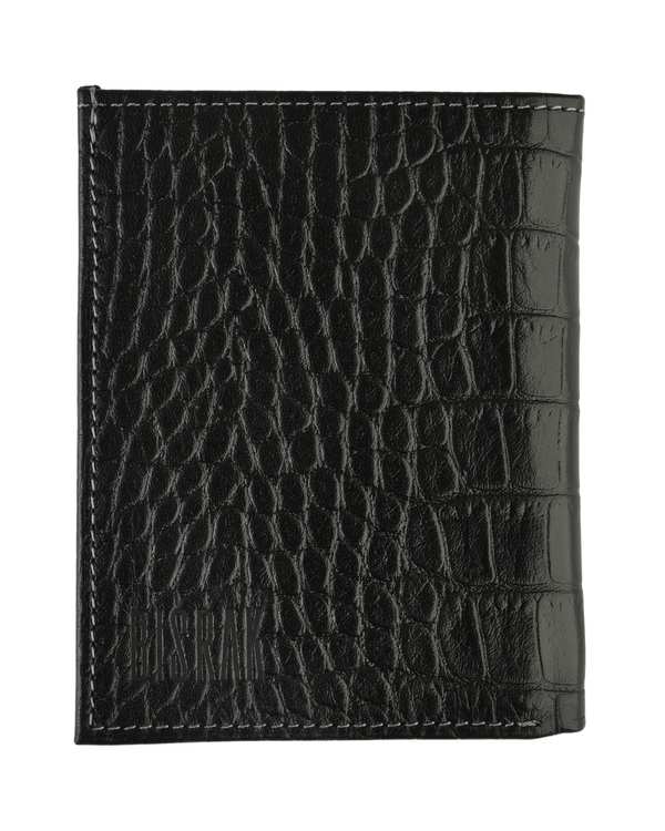 کیف پول چرم جیبی مشکی بیسراک Bisrak کد PW-306-R99