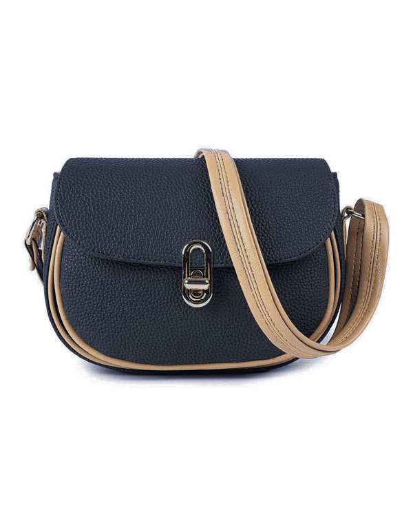 کیف دوشی زنانه سرمه ای بیسراک Bisrak کد Sl-1640-59