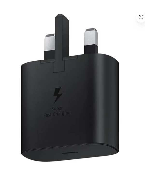 آداپتور شارژر 25 وات PD اورجینال مشکی سامسونگ Samsung مدل EP-TA800 - تصویر 2