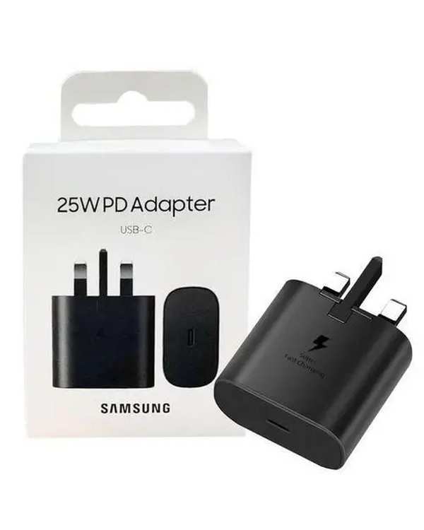 آداپتور شارژر 25 وات PD اورجینال مشکی سامسونگ Samsung مدل EP-TA800 - تصویر 3