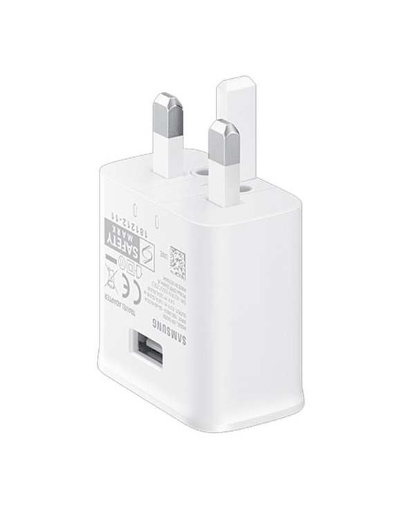 شارژر 15 وات 3 پین سفید سامسونگ samsung اصلی - تصویر 2