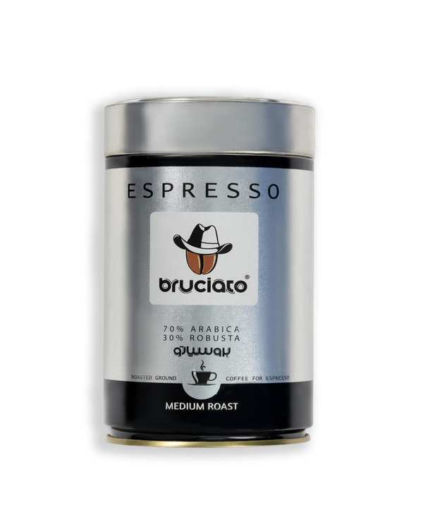 قهوه اسپرسو قوطی بروسیاتو Bruciato وزن 250 گرم