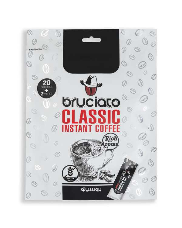 ساشه قهوه کلاسیک بروسیاتو Bruciato بسته 2+20 عددی