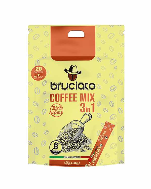 ساشه کافی میکس 1*3 بروسیاتو Bruciato بسته 2+20 عددی