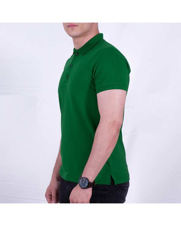 پولوشرت مردانه سبز سیمپل ورز Simple wears کد POS790 - تصویر 2