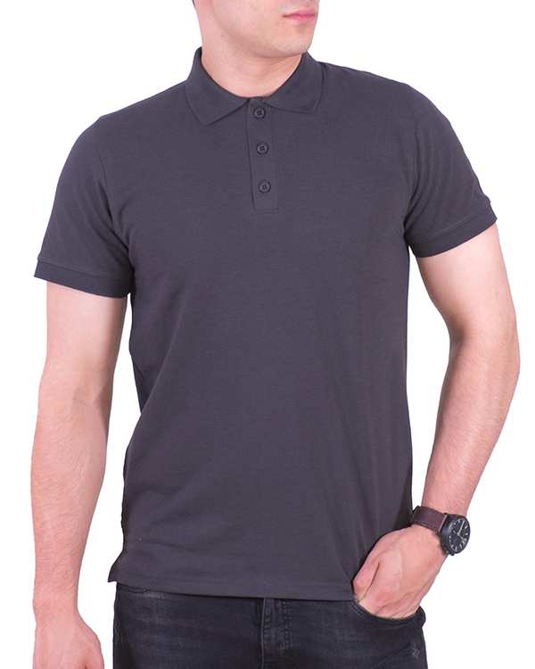 پولوشرت مردانه طوسی تیره سیمپل ورز Simple wears کد POS790