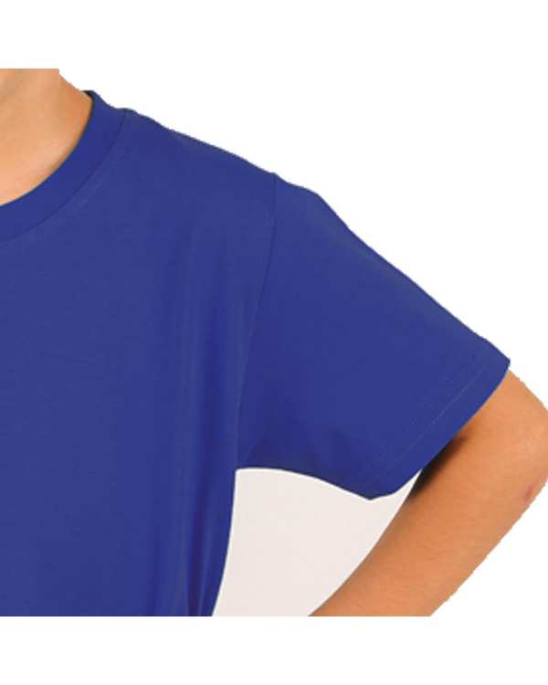 تی شرت بچه گانه آبی کاربنی سیمپل ورز Simple wears کد TBS550 - تصویر 2