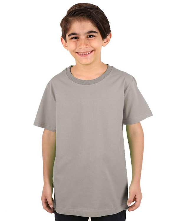 تی شرت بچه گانه طوسی فیلی سیمپل ورز Simple wears کد TBS550