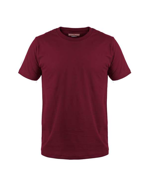 تی شرت مردانه زرشکی سیمپل ورز Simple wears کد TSS590 - تصویر 4