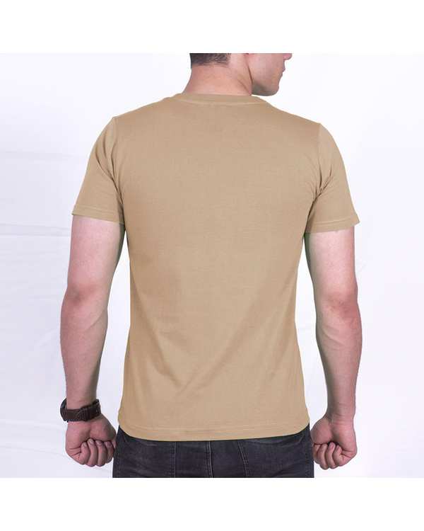 تی شرت مردانه کرم سیمپل ورز Simple wears کد TSS590 - تصویر 2